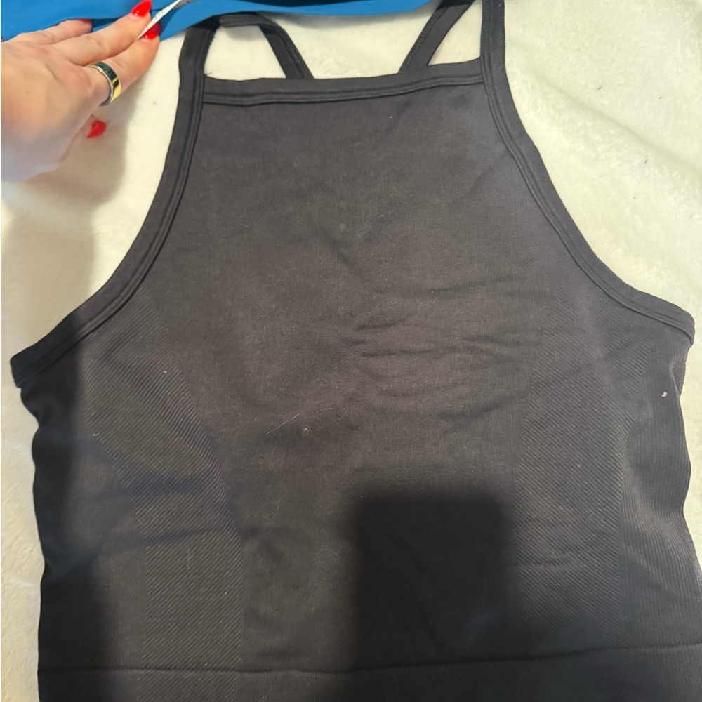 All in Motion Black Crop Top